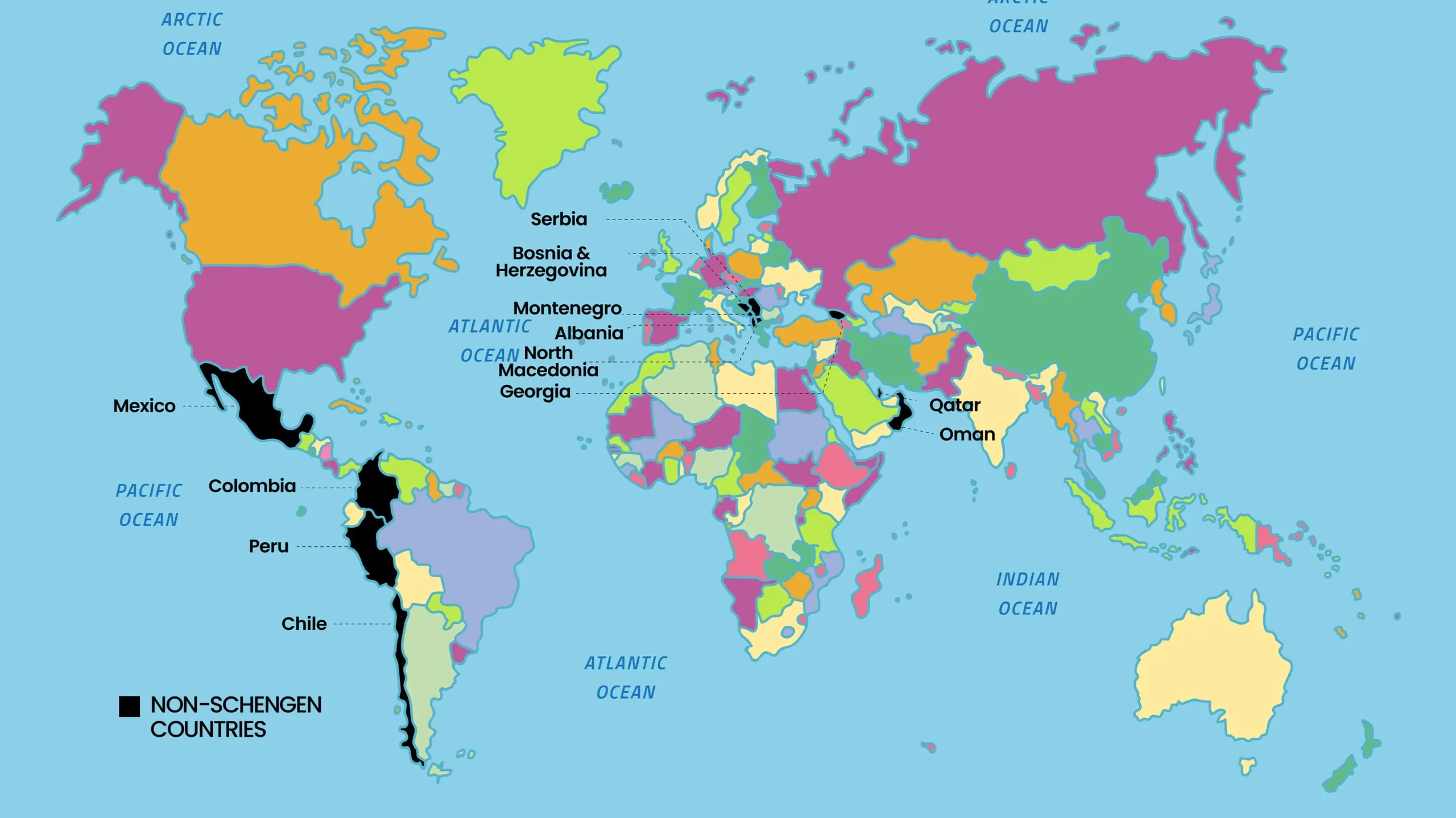 The Non-Schengen Countries You Can Visit with a Schengen Visa